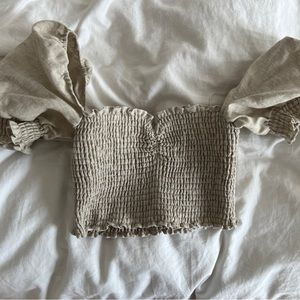 Reformation Linen Top